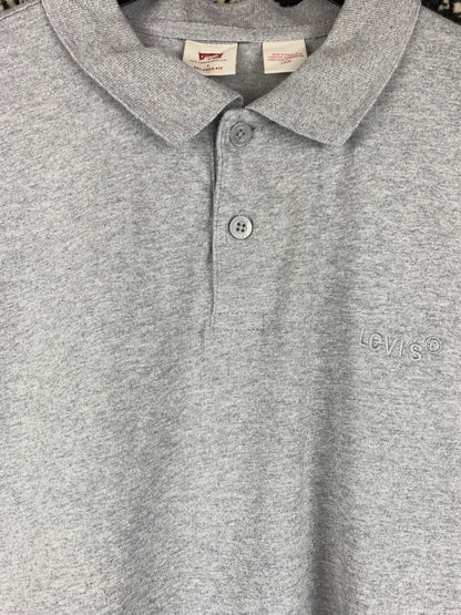 Levi’s Gray Relaxed Fit Polo Shirt for Men