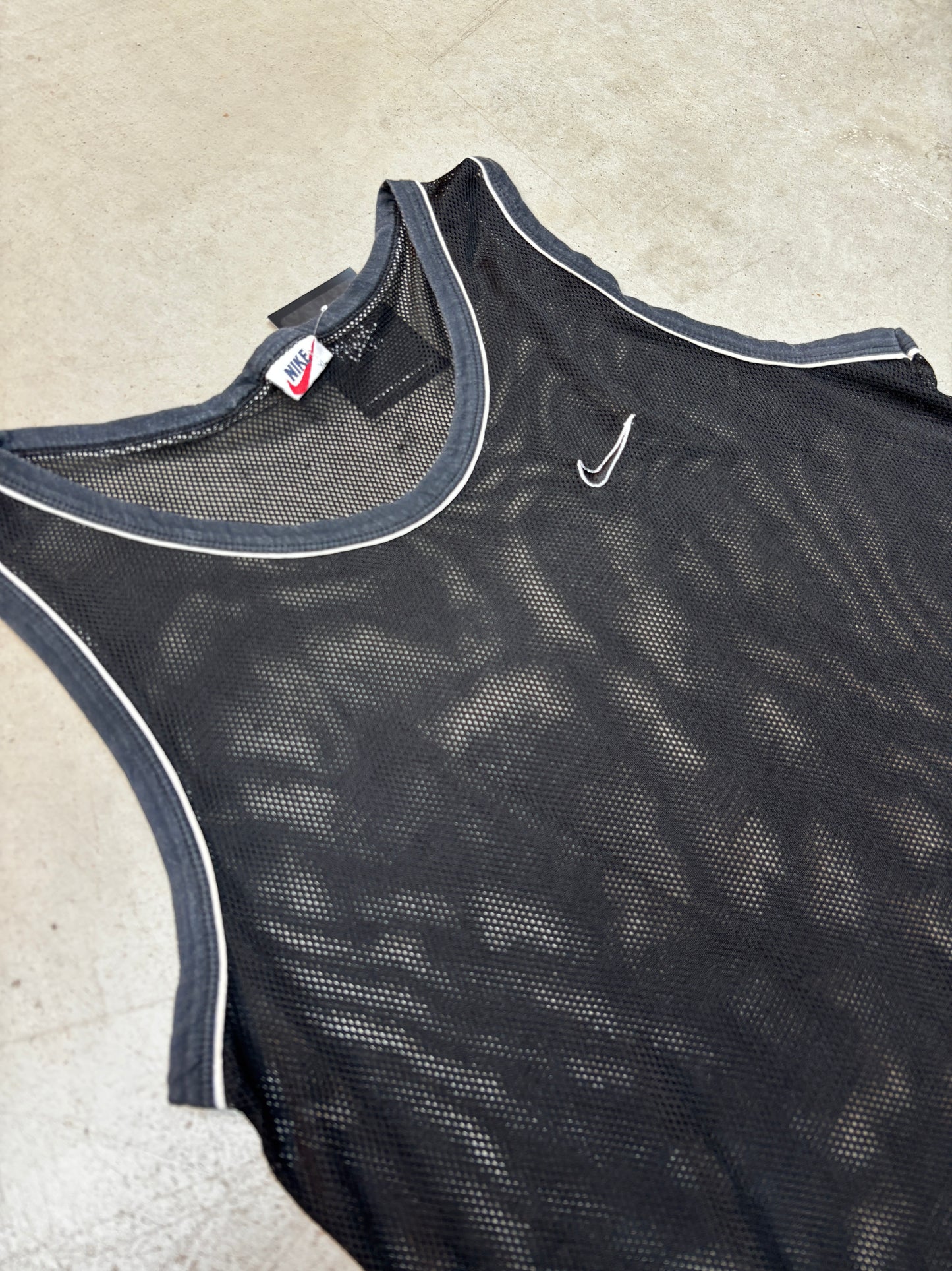 Nike Black Mesh Basketball Jersey