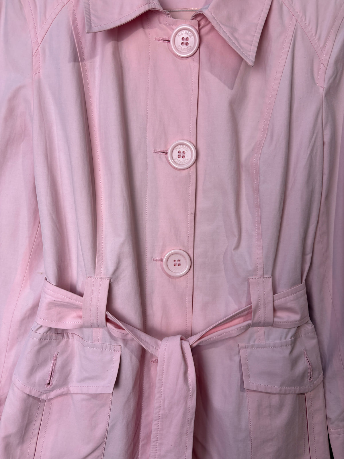 Wissmach Baby Pink Belted Jacket