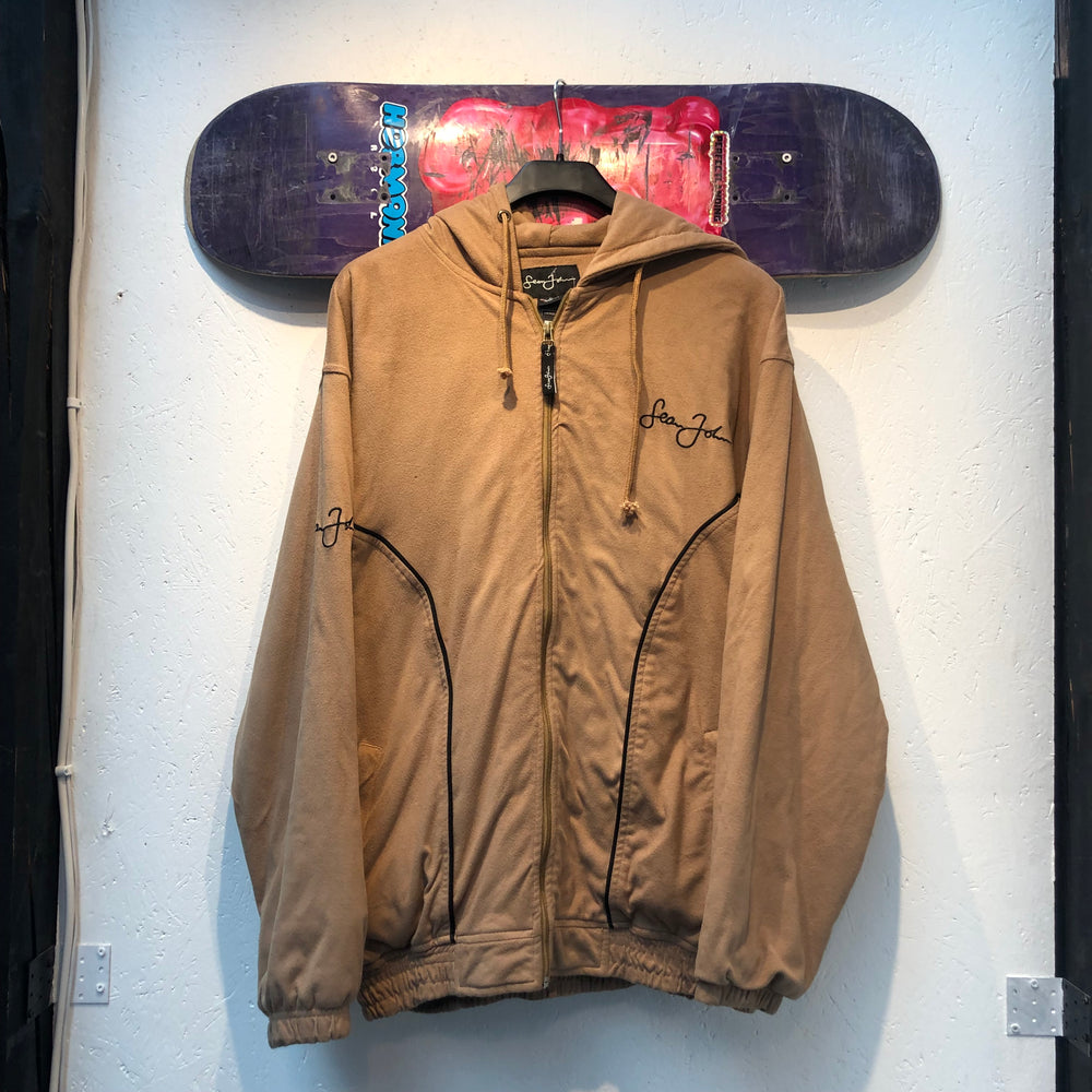 Vintage Sean John Tan Fleece Jacket