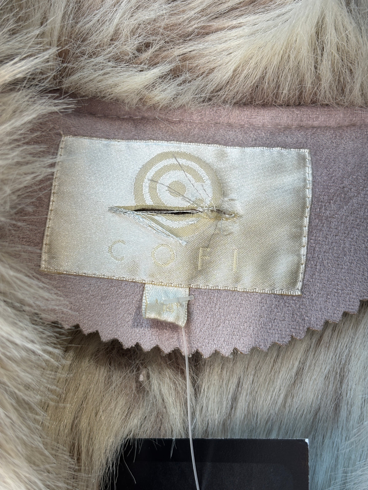 Y2K Faux Fur Trim Suede Jacket