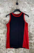 Mens Y2K Dragons Tank Top Black Red Sleeveless Shirt