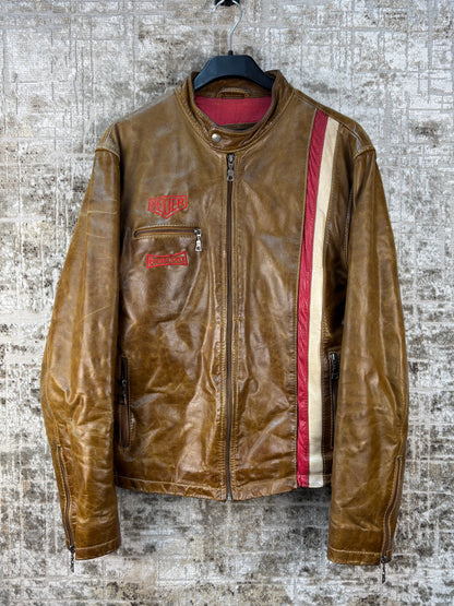 Men's Vintage Dakota Brown Leather Jacket