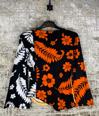 Womens Y2K Custo Barcelona Graphic Long Sleeve Top