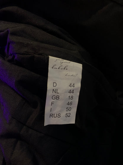 Black Moto-Style Leather Jacket with Zip Pockets