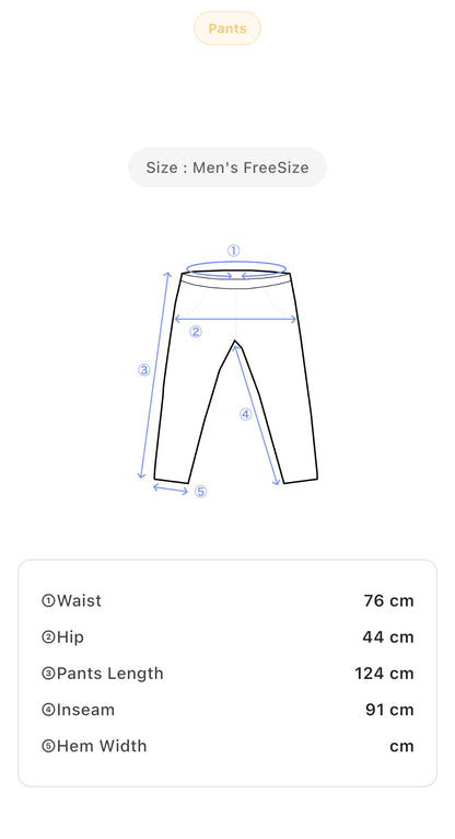 Men's Vintage Blue Flared Long Jeans