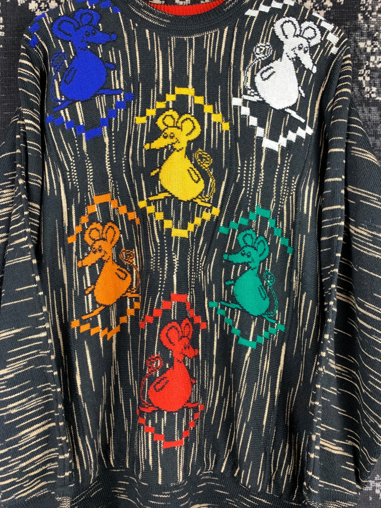 Mens Vintage Carlo Colucci Knitted Sweatshirt