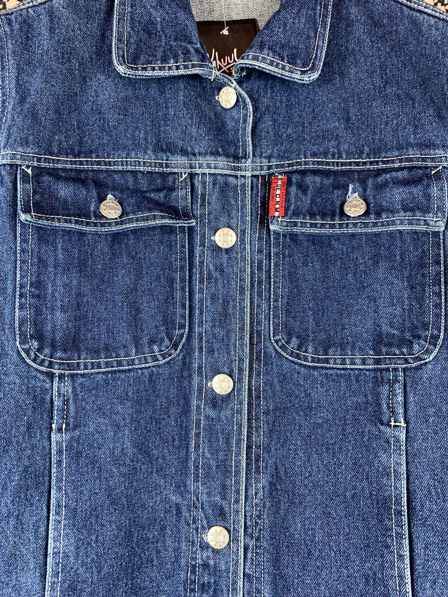 Mens Vintage Informals Blue DNM Button-Up Denim Jacket