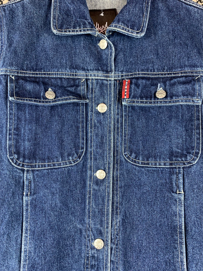 Mens Vintage Informals Blue DNM Button-Up Denim Jacket