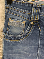 Mens Y2K Cars Blue Denim Jeans