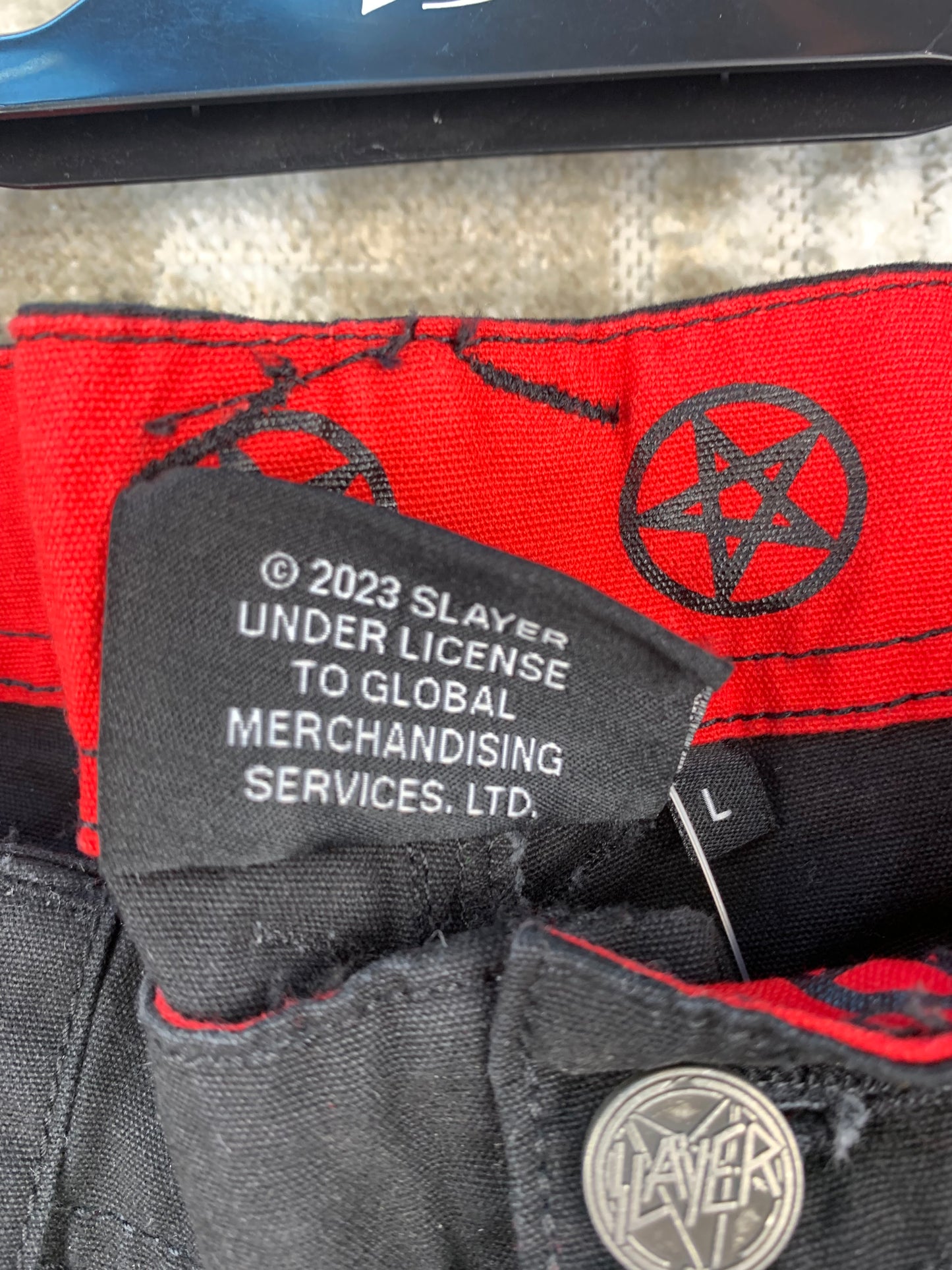 Men's Slayer Black Cargo Shorts