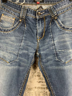 Mens Y2K Cars Blue Denim Jeans