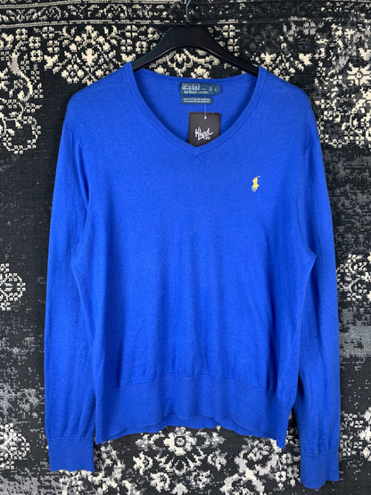 Men’s Polo Ralph Lauren Blue Cotton Jumper