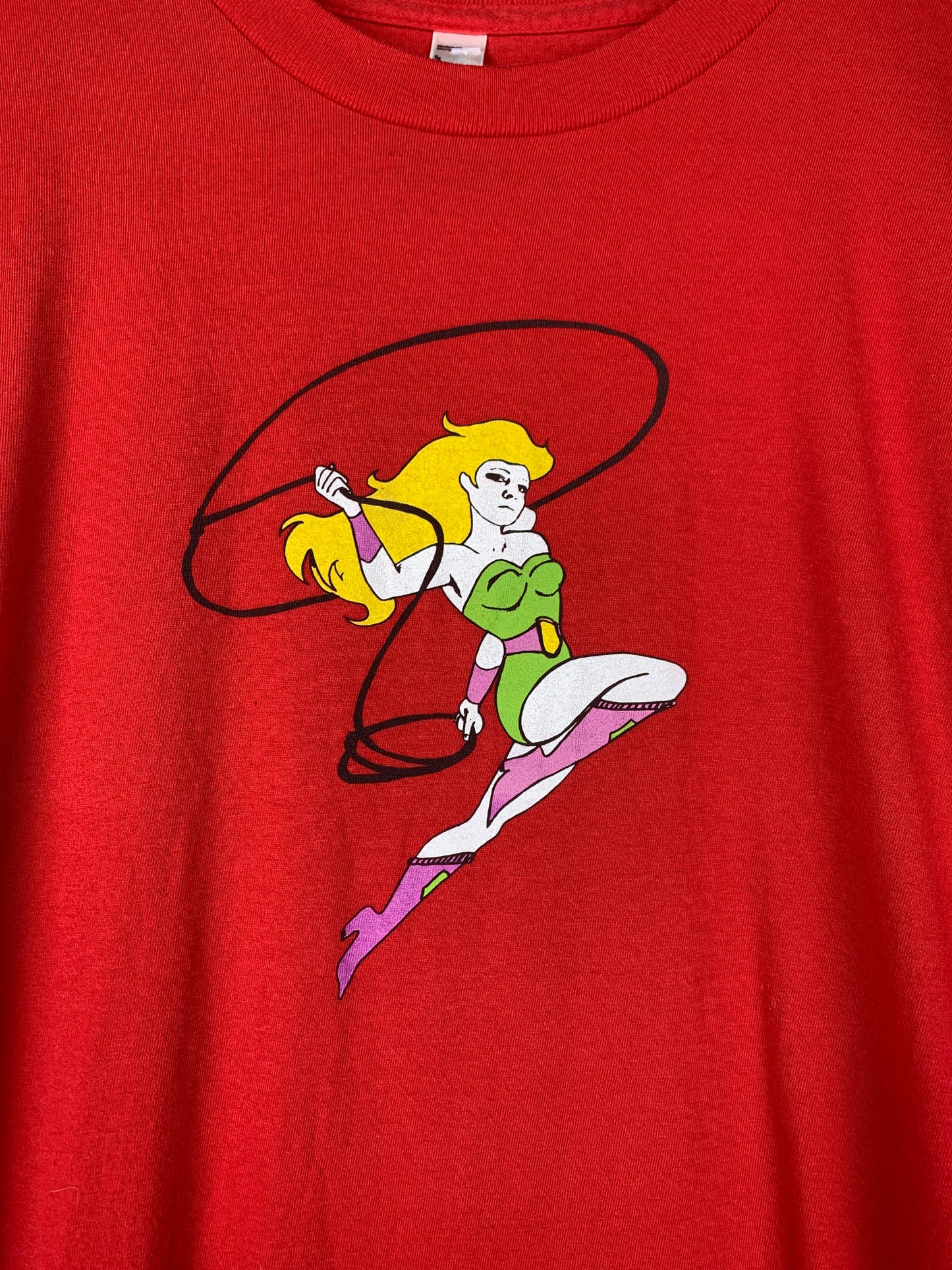 American Apparel Red Graphic T-Shirt