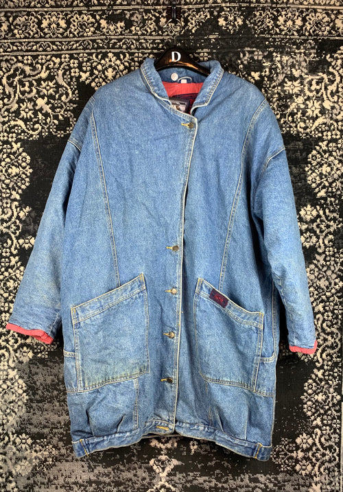 Vintage Editor Heavy Denim Coat