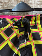 O'Neill Y2K Neon Plaid Board Shorts