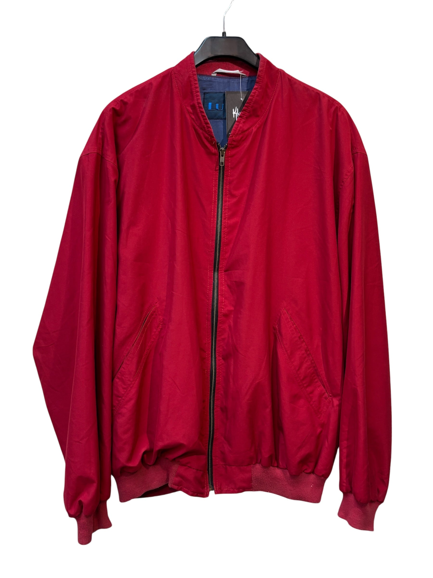 Luhta Vintage Red Bomber Jacket