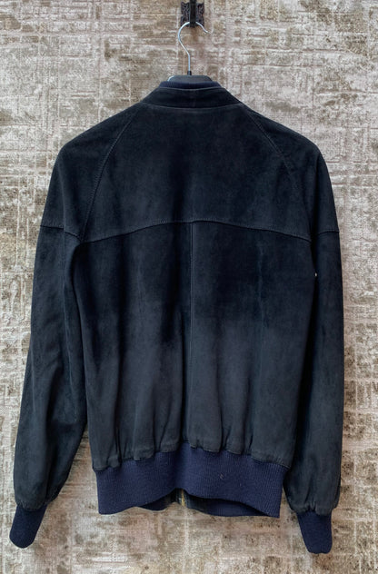 Leonardo Suede Bomber Jacket