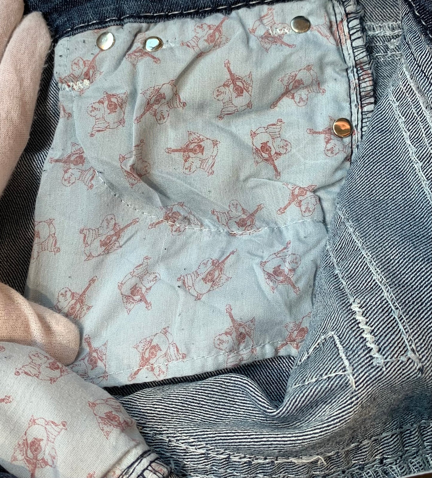 True Religion Joey Super T Rhinestone Jeans