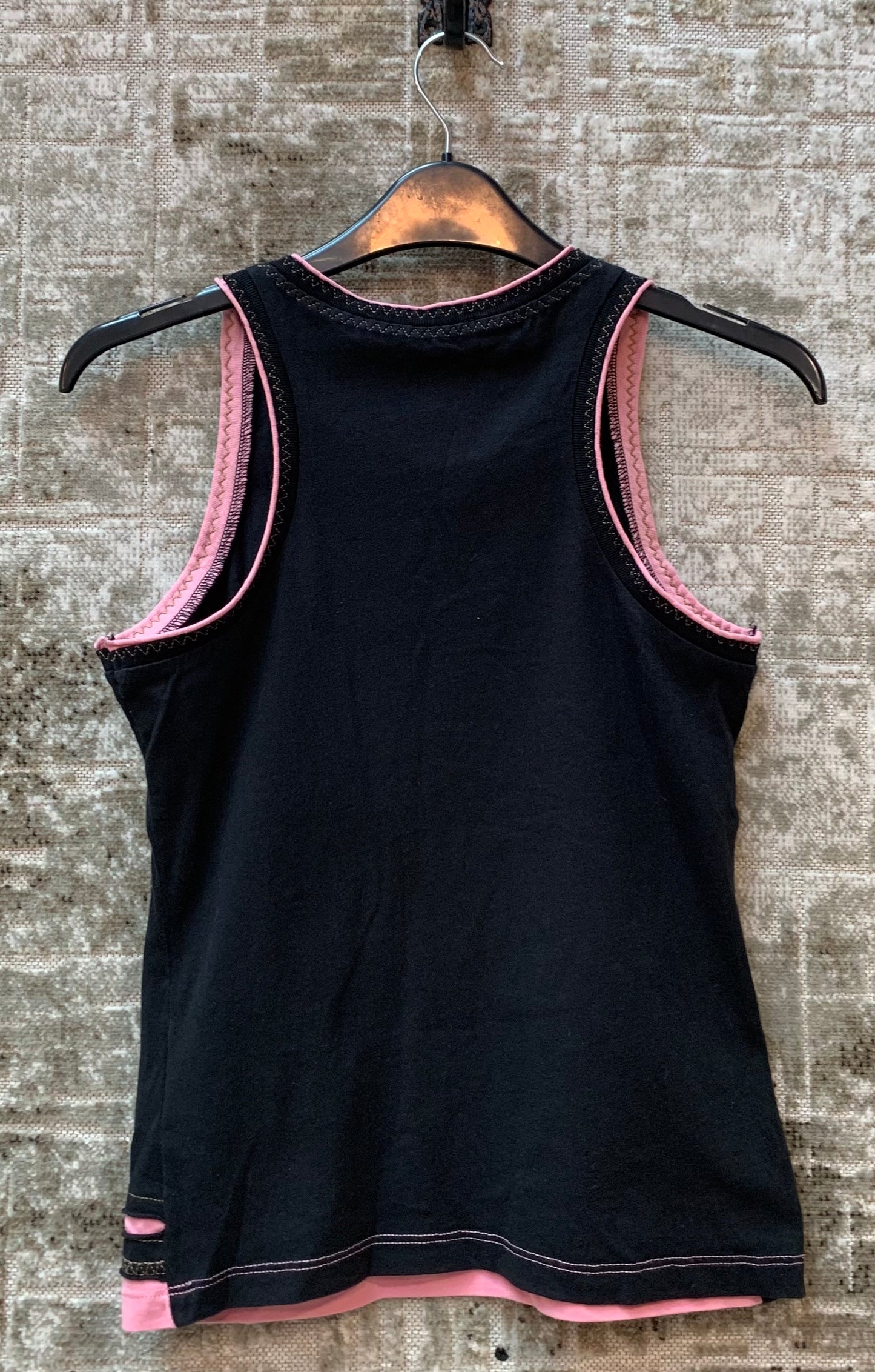 Liu Jo Y2K Graphic Rhinestone Tank Top