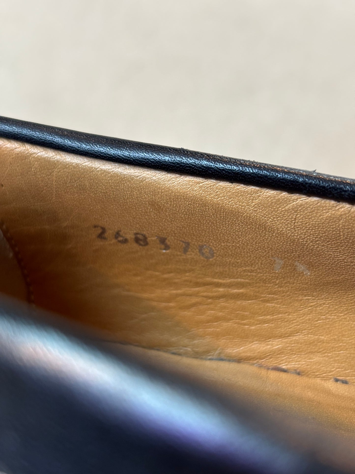 Gucci Men’s Black Leather Loafers