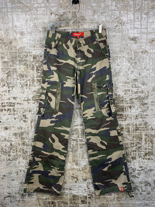 Women's Camo Style Cargo Pants