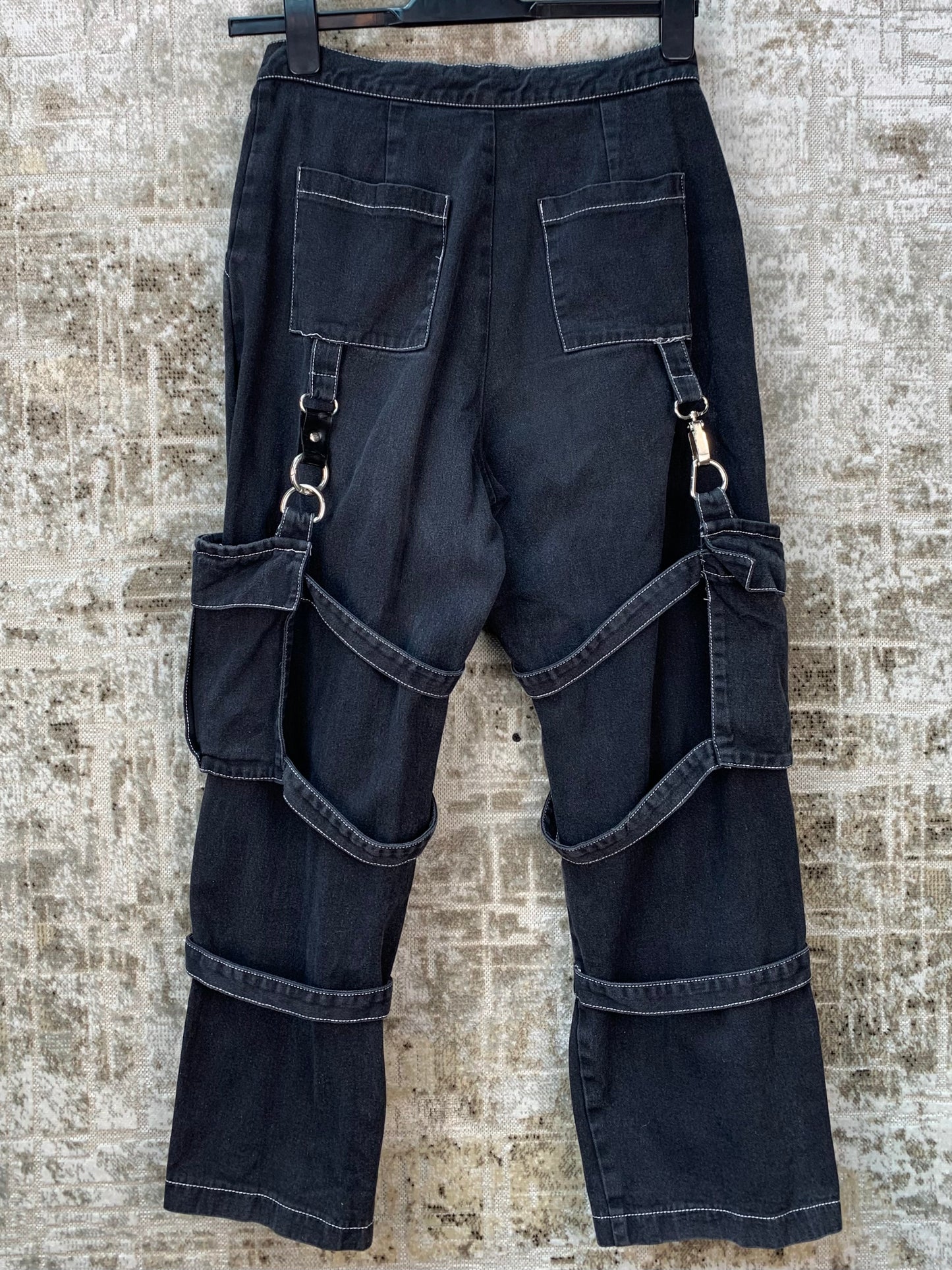 Womens The Ragged Priest Black Cargo Pants