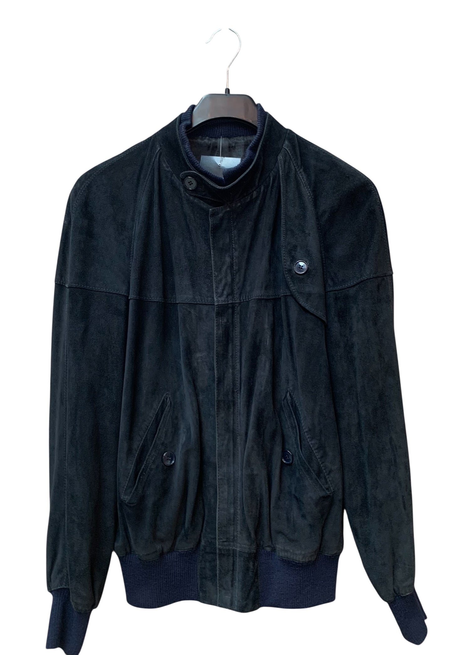 Leonardo Suede Bomber Jacket