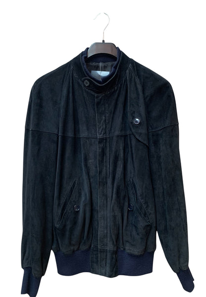 Leonardo Suede Bomber Jacket