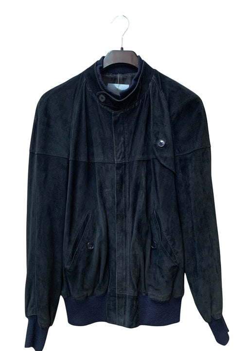 Leonardo Suede Bomber Jacket