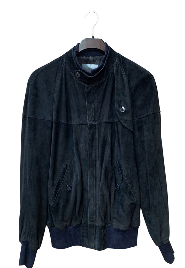 Leonardo Suede Bomber Jacket