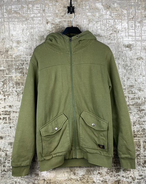 Men's DC Khaki Sherpa Lined Hoodie