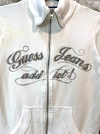 Guess Jeans Y2K Rhinestone Zip-Up Jacket