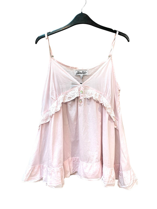 Miss Milla Pink Ruffle Cami Top