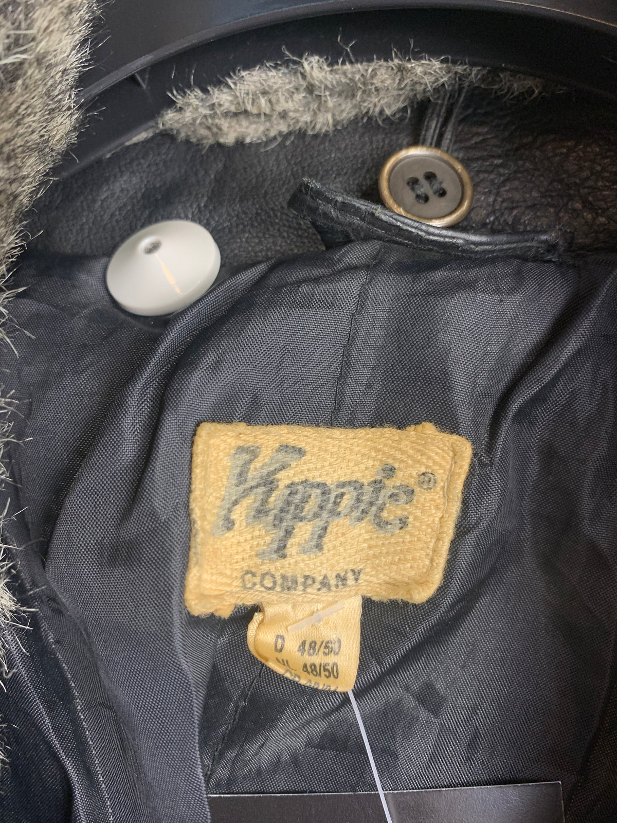 Yippie Company Fur Collar Leather Parka