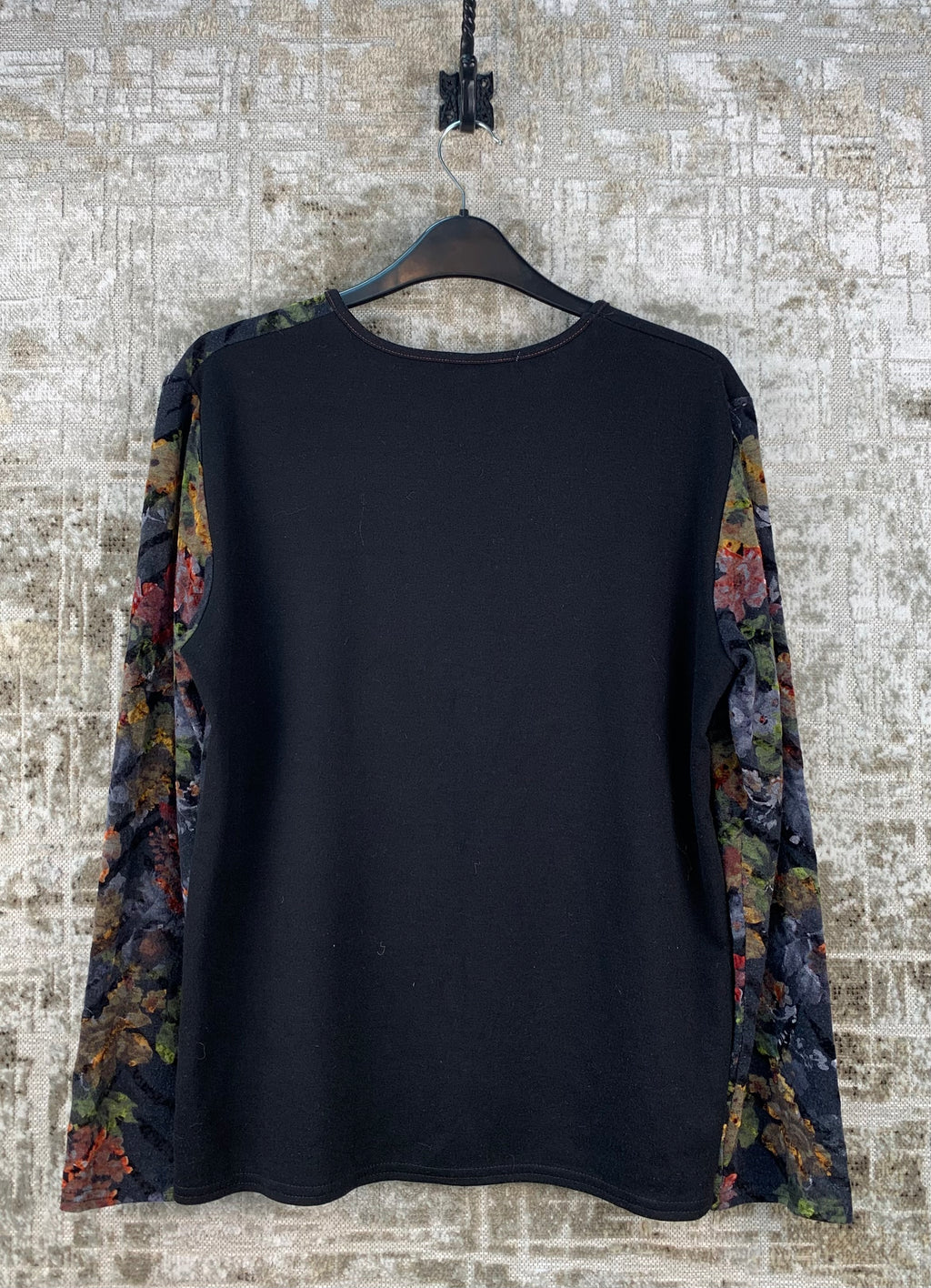 Womens Y2K Floral Long Sleeve Top