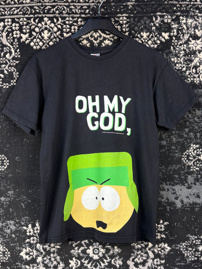 Men South Park Kenny “Oh My God / They Killed Kenny” Black Graphic T-Shirt
