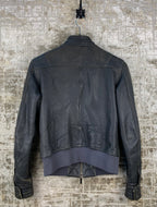 Botticelli Womens Black Leather Jacket