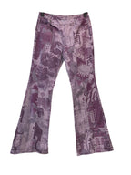 Musera Chinatown Print Flare Jeans