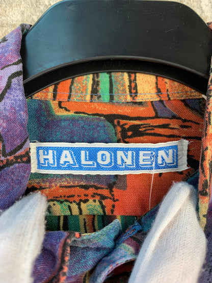 Men's Vintage Halonen Colourful Button Up Shirt