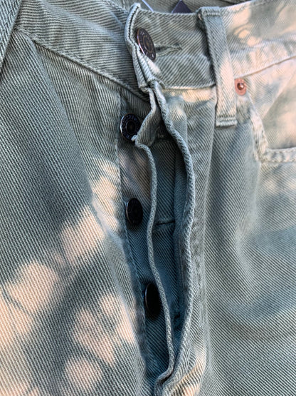 Womens Vintage Levis 551 Tie Dye Jeans