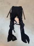 Black Tactical Mesh Strap Pants