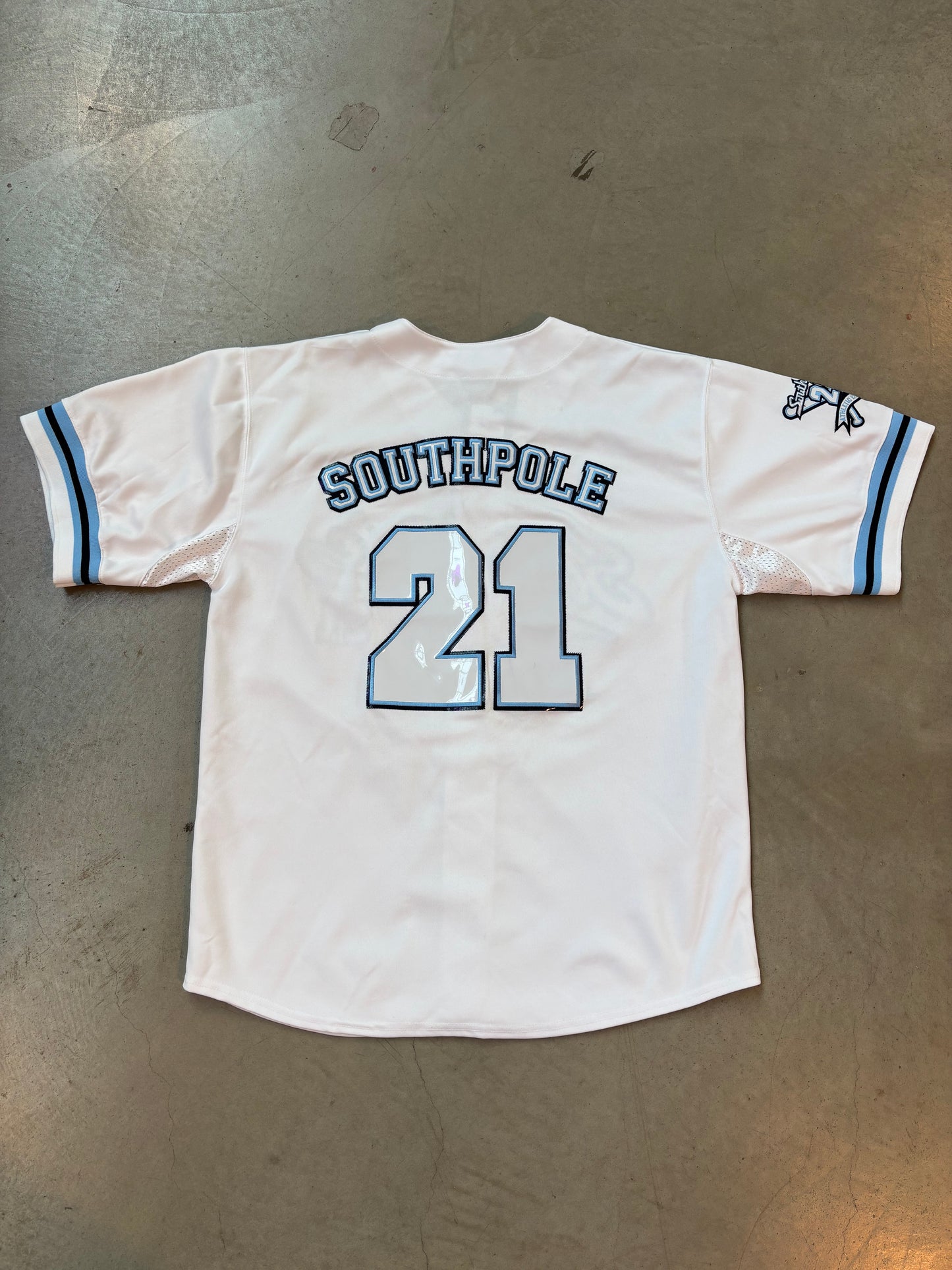 Southpole White Baseball Jersey