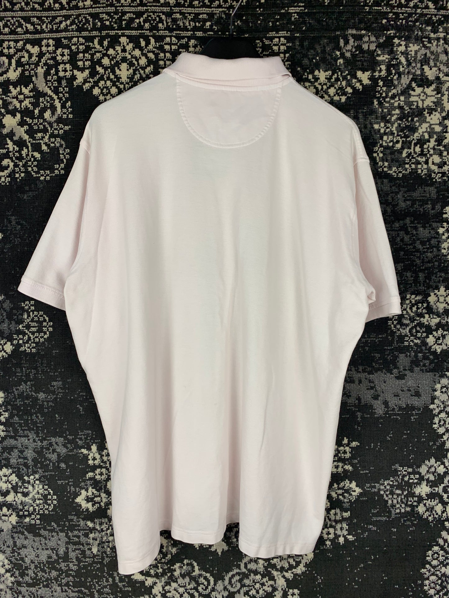 Men's White Y2K Polo Shirt by Casa Moda