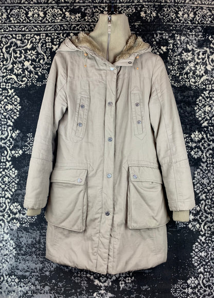 Vintage KappAhl Beige Winter Parka Jacket