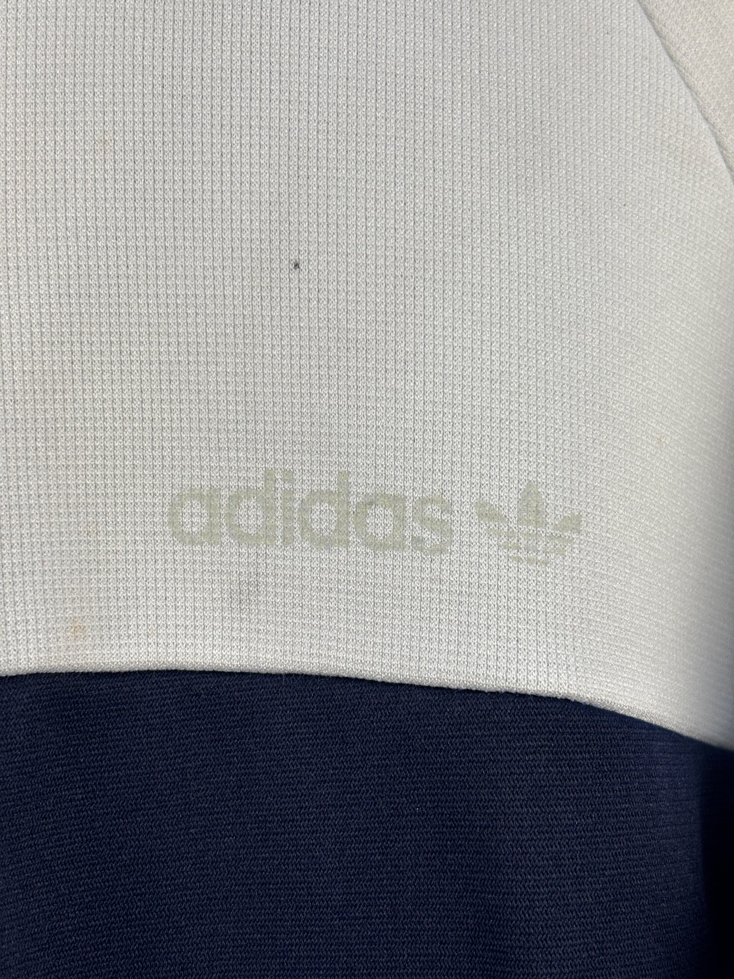 Mens Vintage Adidas Blue White Track Jacket
