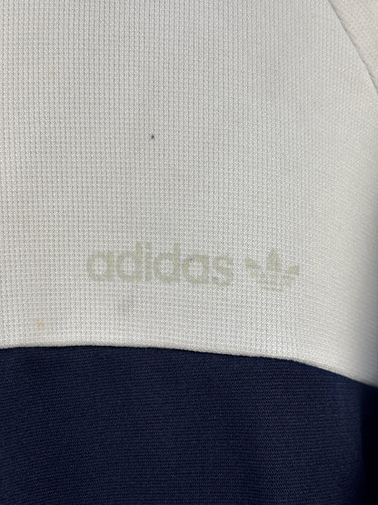 Mens Vintage Adidas Blue White Track Jacket