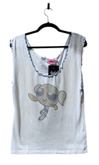The Powerpuff Girls Y2K Rhinestone Tank Top