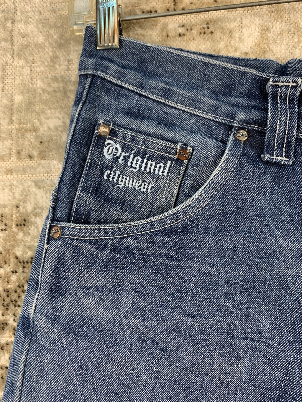 Men's Vintage Y2K Karl Kani Blue Denim Jorts