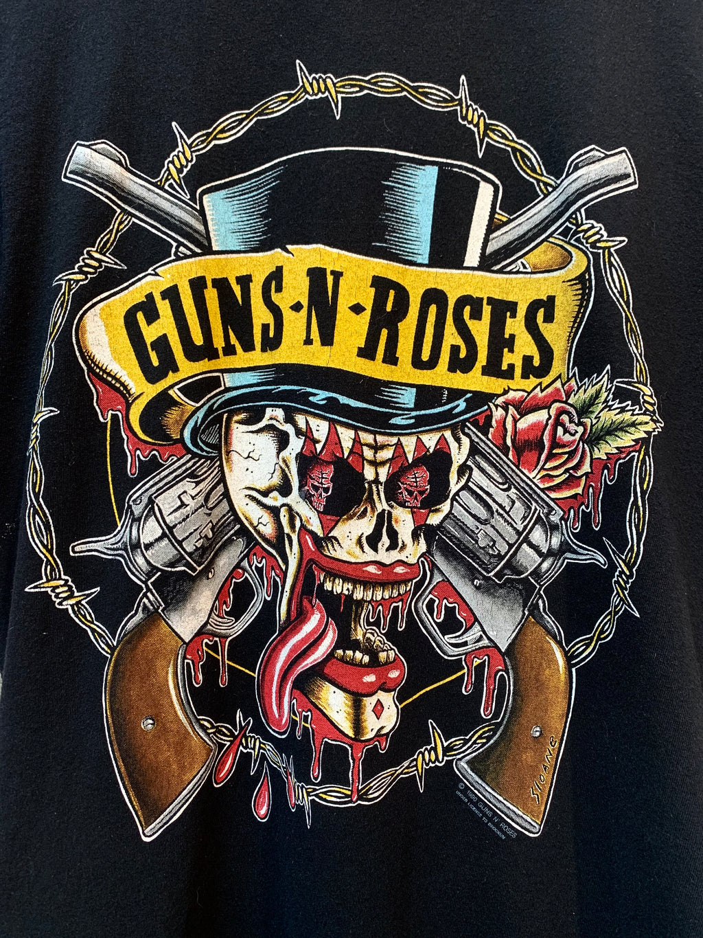 1990 Guns N' Roses Skull & Guns Band Tee